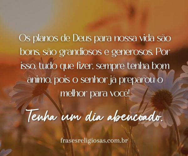 reflexão mensagem de bom dia de deus