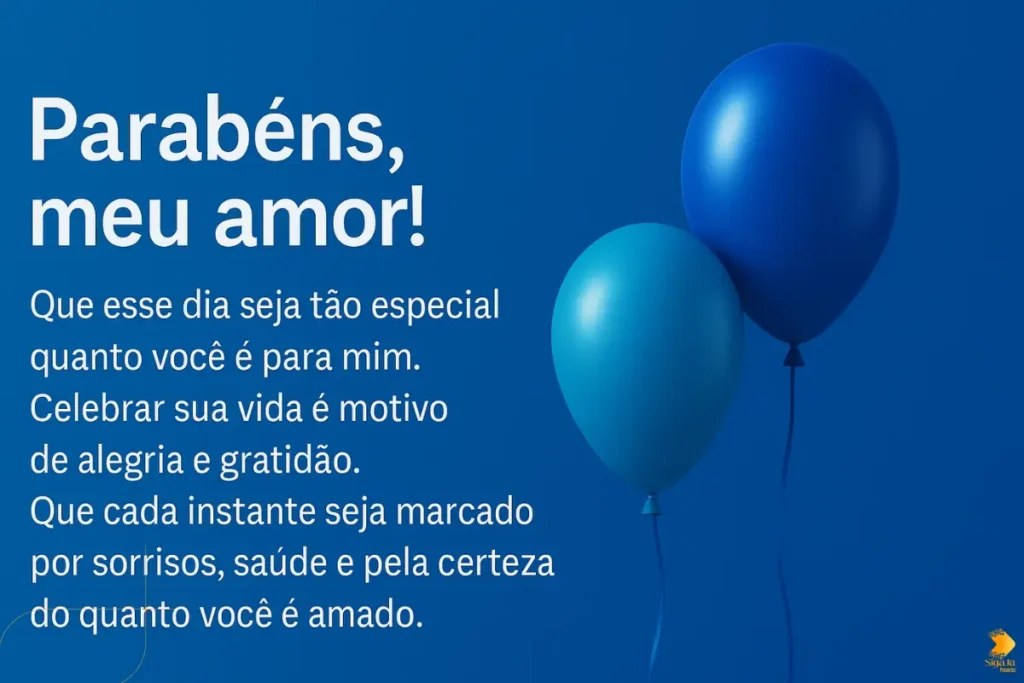 desejos de aniversário para o amor da minha vida