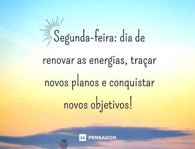 segunda-feira frases positivas