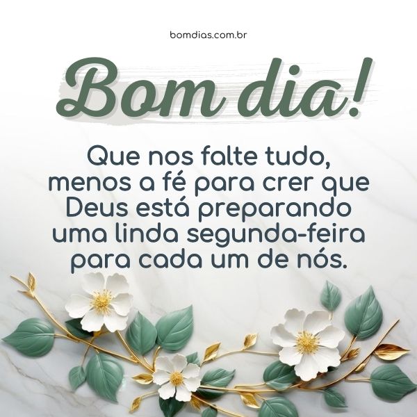 frases de segunda feira motivacionais ou de fé