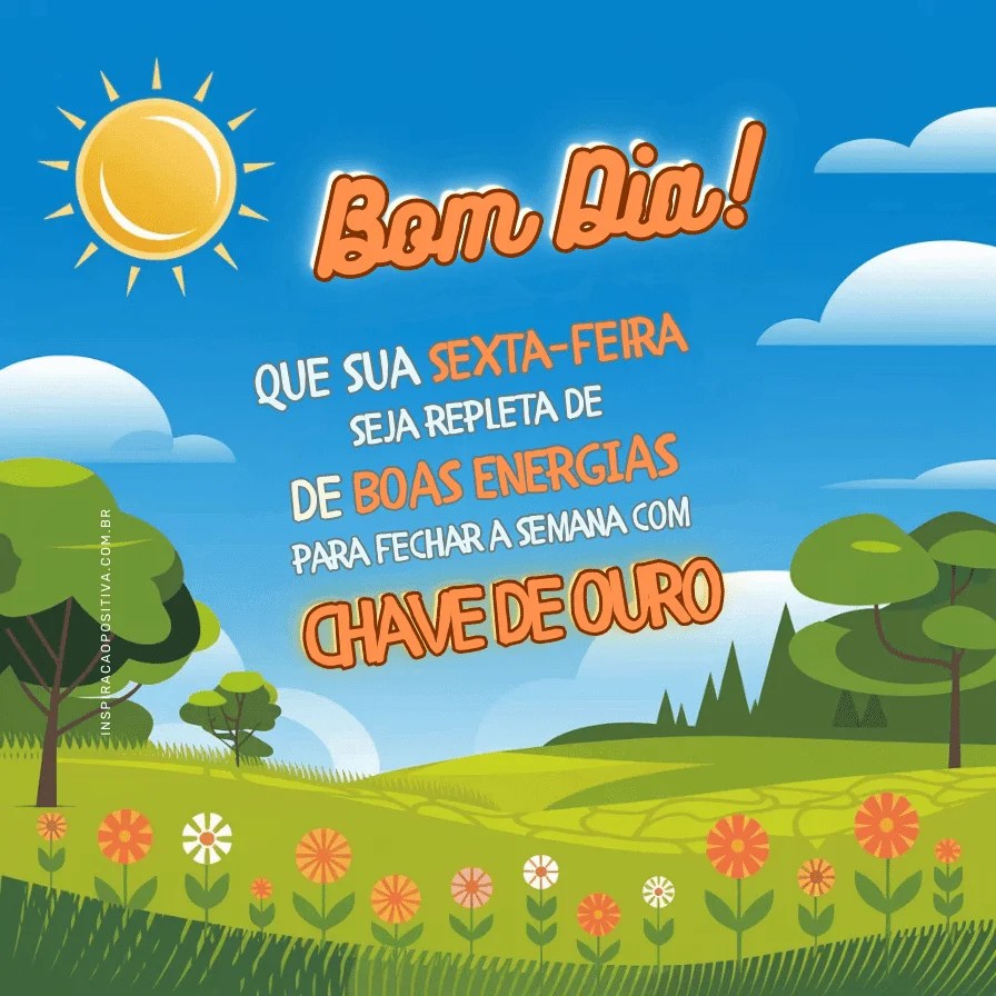 frases de bom dia sexta-feira