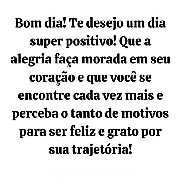 texto de bom dia