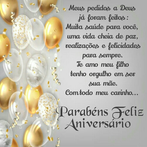 poema de aniversário de mãe para filho
