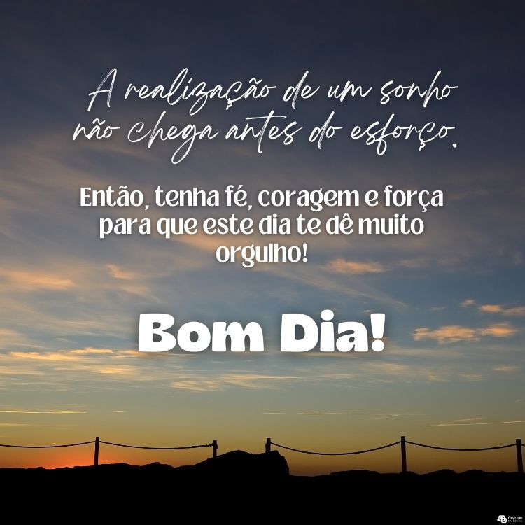 bom dia reflexão