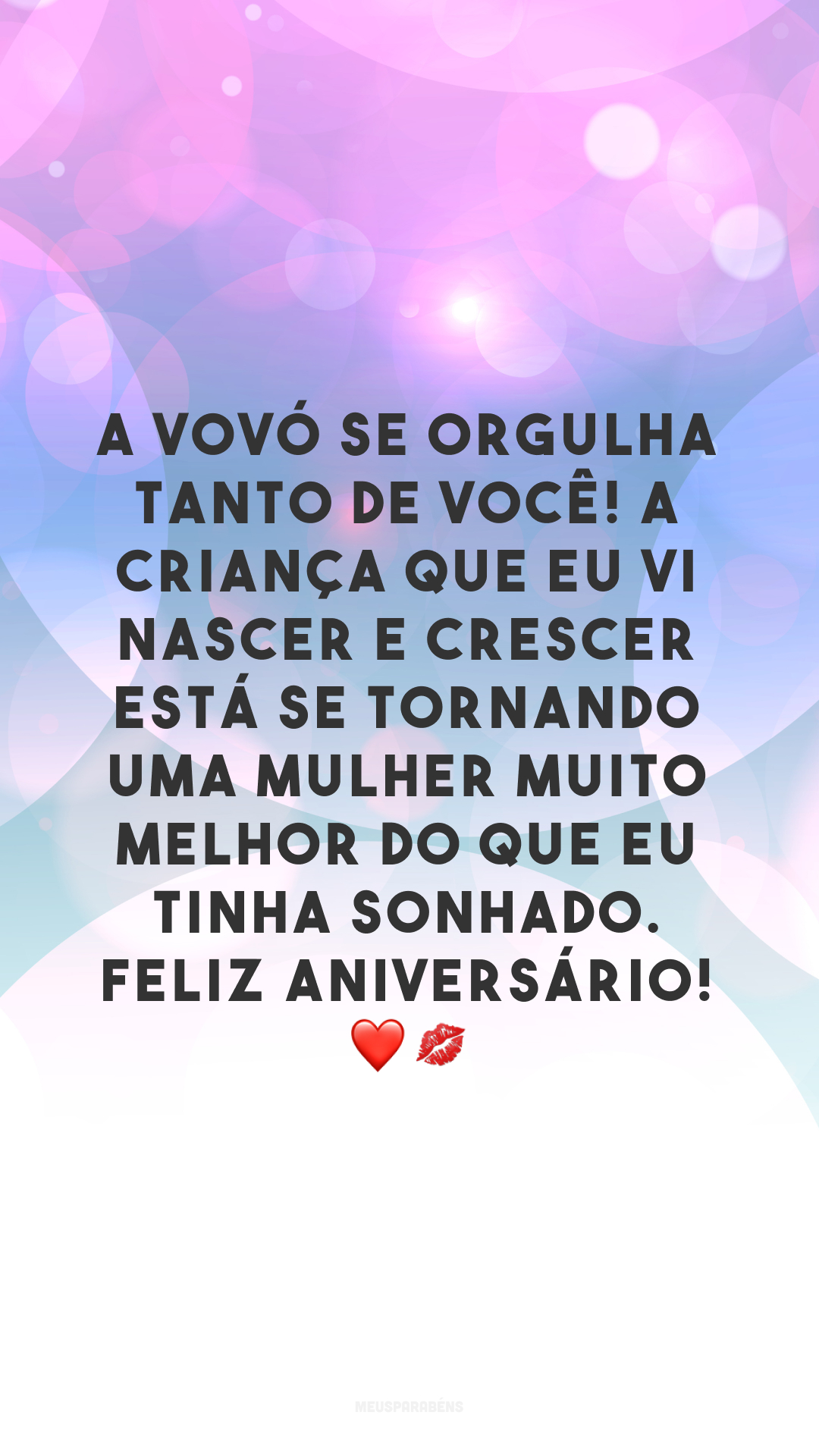 mensagem de aniversário para neta do coração