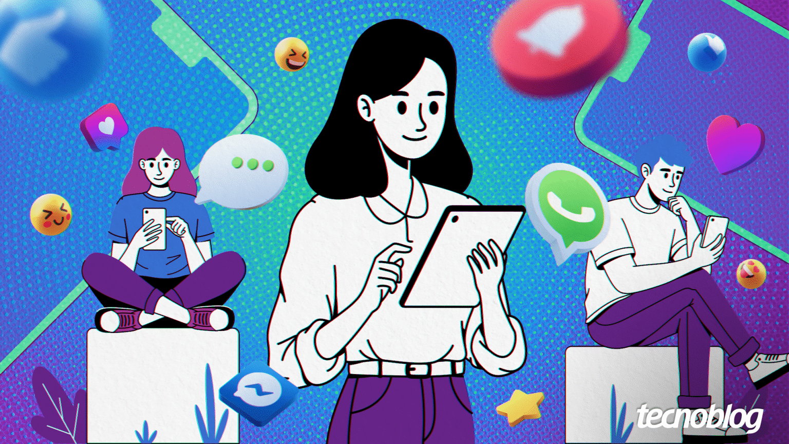 5 ideias de títulos:
1. WhatsApp: Mais que Mensagens