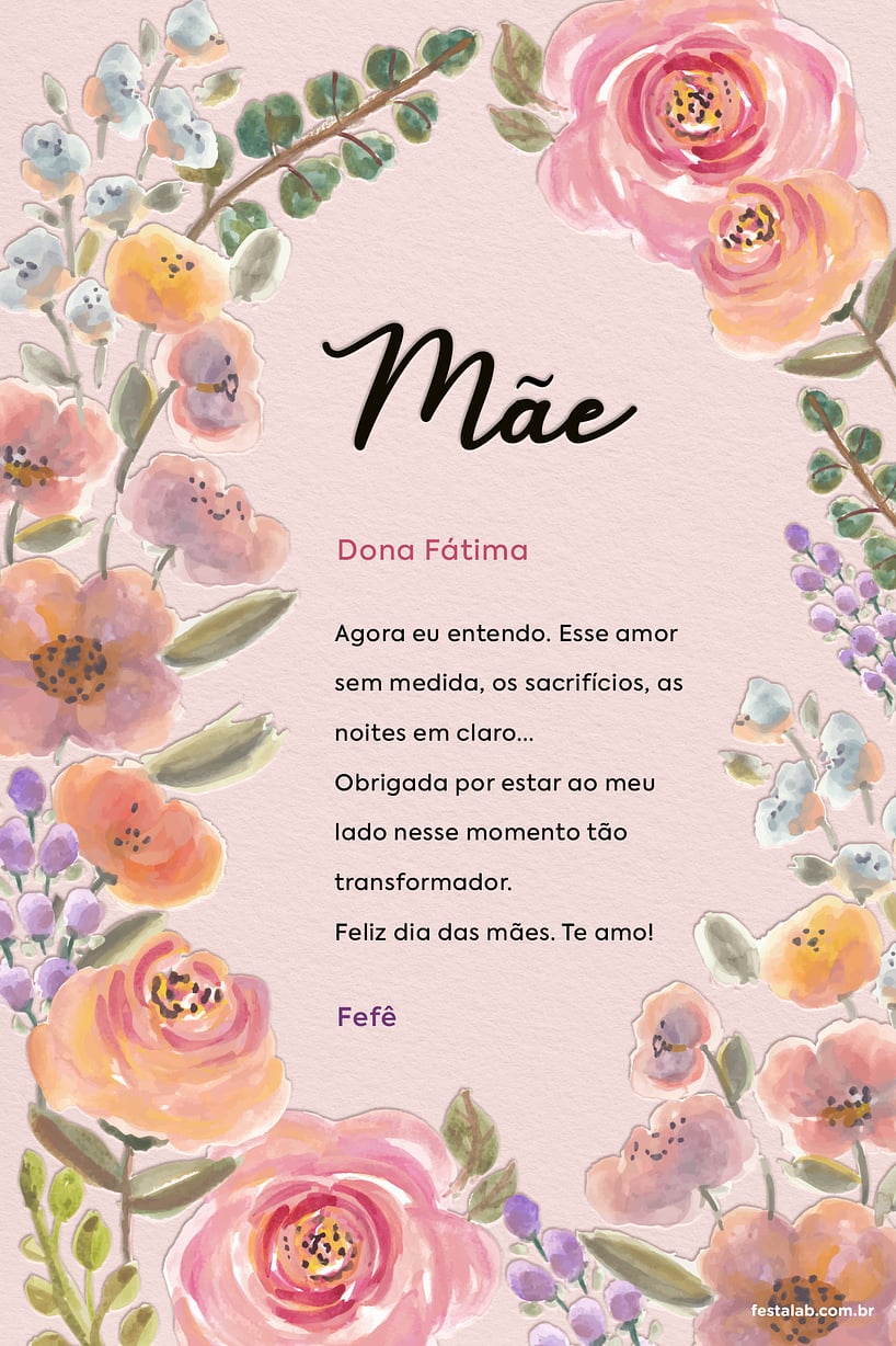 mensagens dia das mães curtas e emocionantes para whatsapp