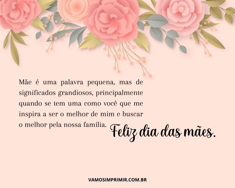 mensagem dia das mães para mãe de primeira viagem