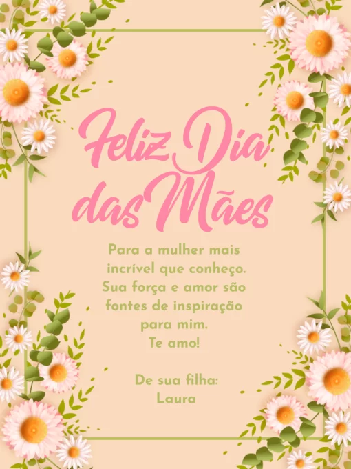 whatsapp mensagem dia das mães