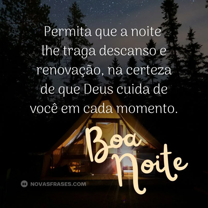 frases de boa noite abençoada por Deus