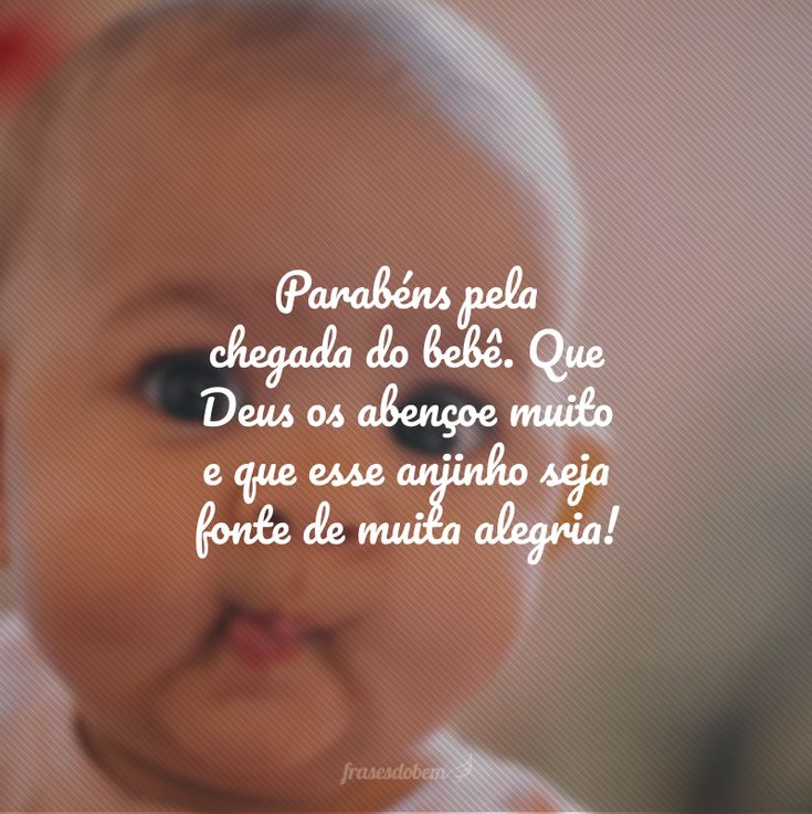 mensagem de nascimento para sobrinho