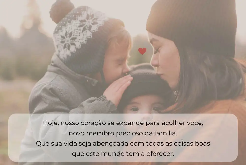 mensagem de nascimento curta