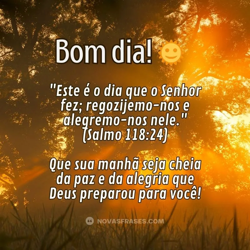 mensagens evangélicas de bom dia