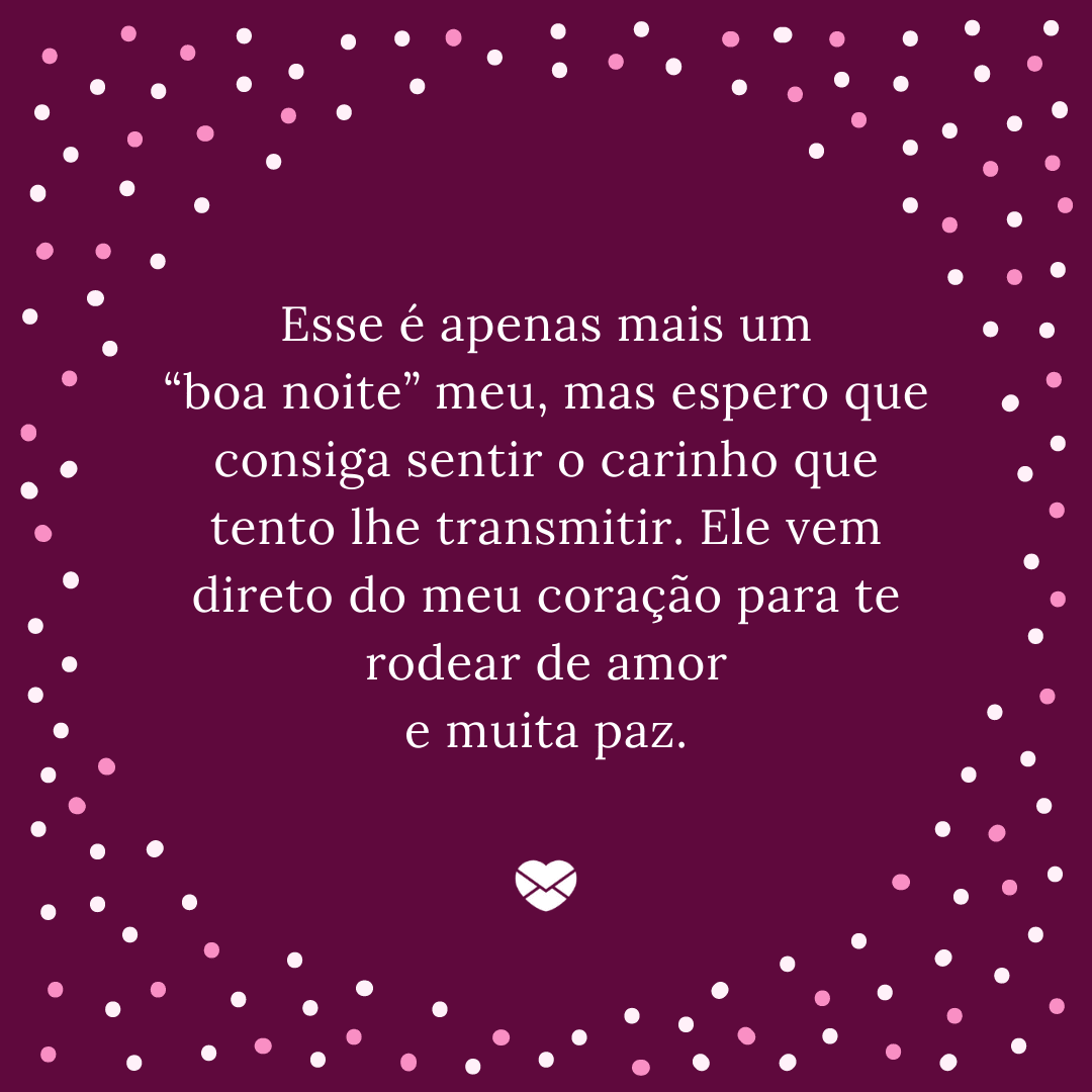 mensagens de boa noite para namorado(a)