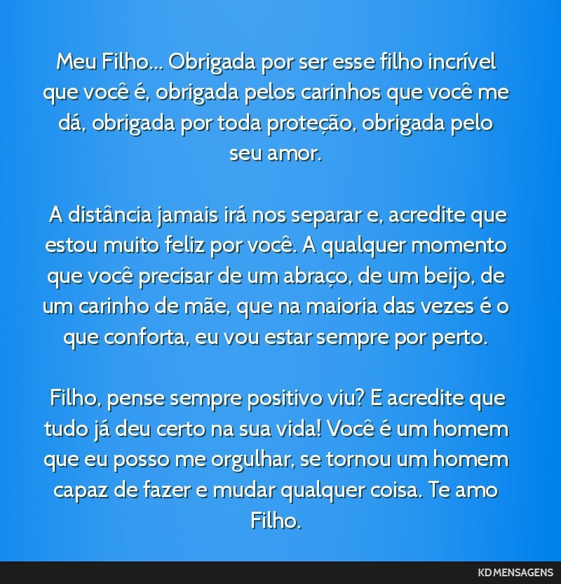 frases de mãe para filho orgulho