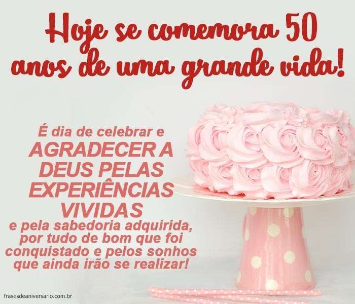mensagem de aniversário de 50 anos para pai