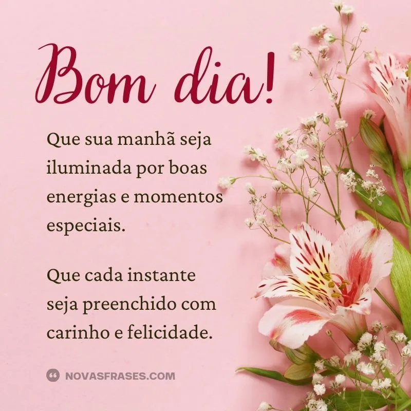 mensagens de bom dia com amor