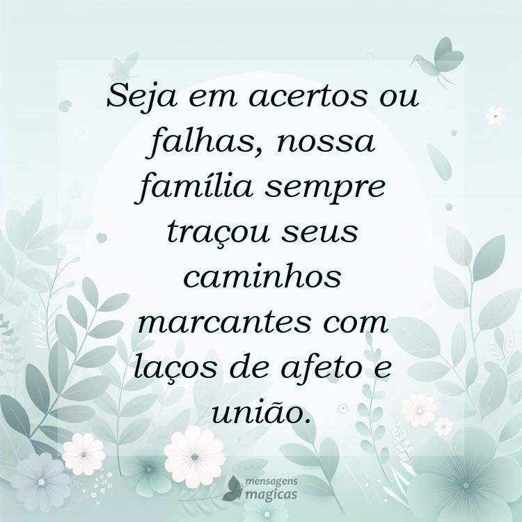 mensagens curtas família