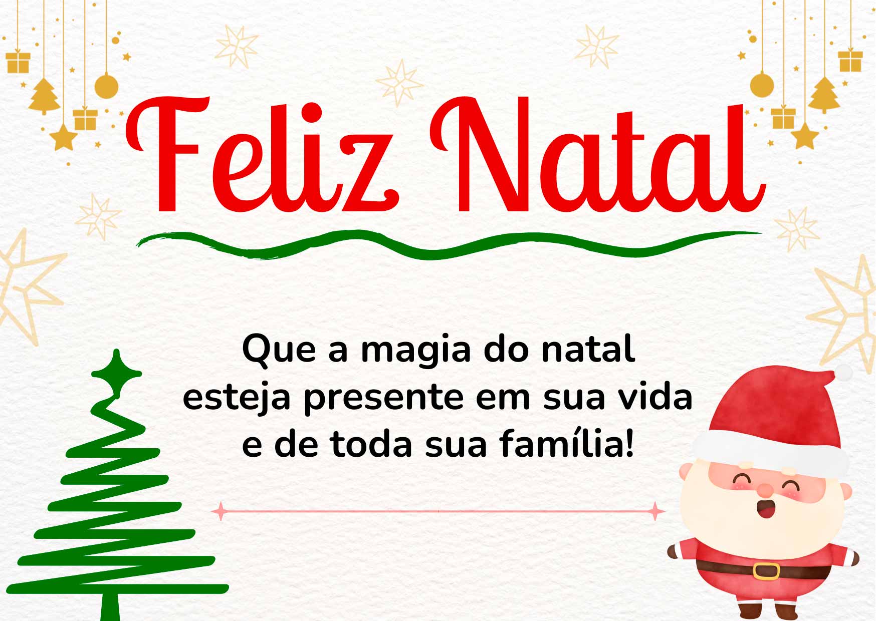frases curtas de natal
