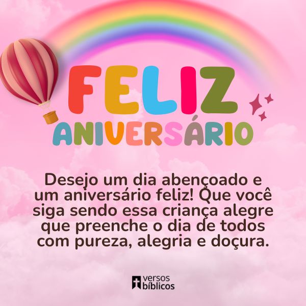 mensagem de aniversário para sobrinho infantil