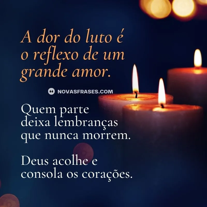 como confortar alguém em luto