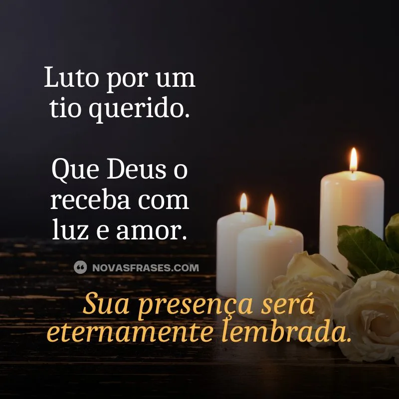 homenagem para tio que partiu