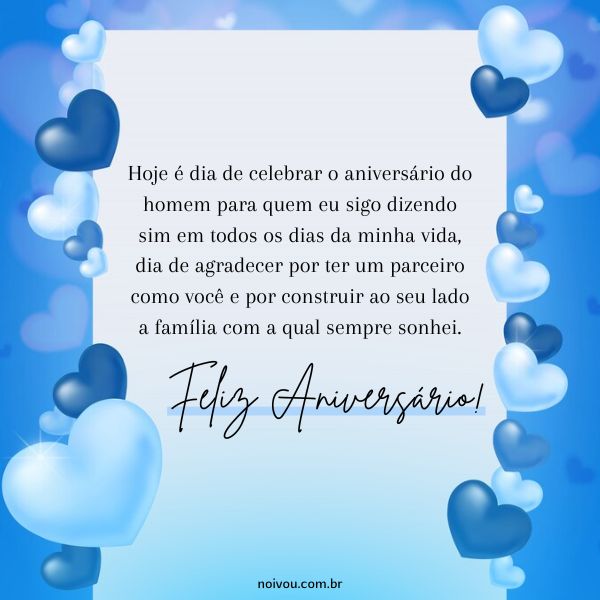 frases aniversário marido