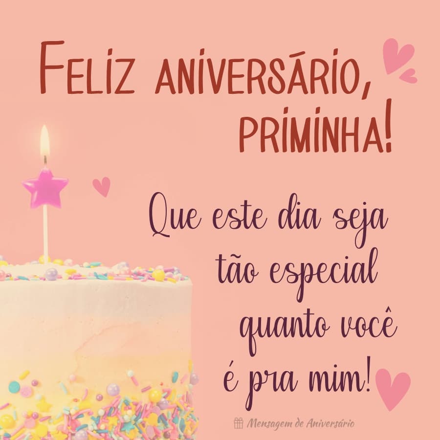 citações de aniversário para prima