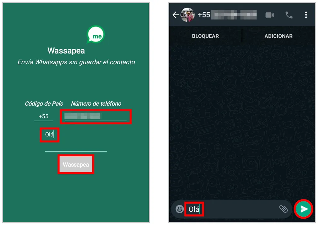 receber mensagem anonima