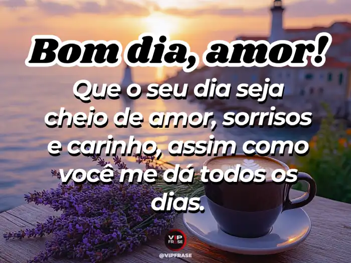 bom dia reflexivo com carinho