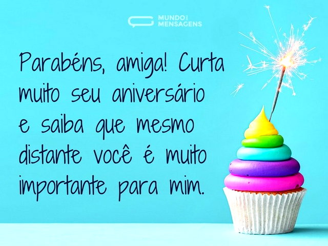status de aniversário para amiga