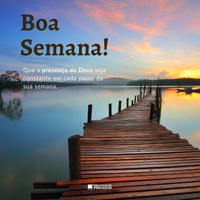 inspiração para a semana
