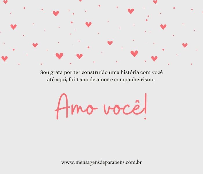 texto 1 ano namoro bodas de papel