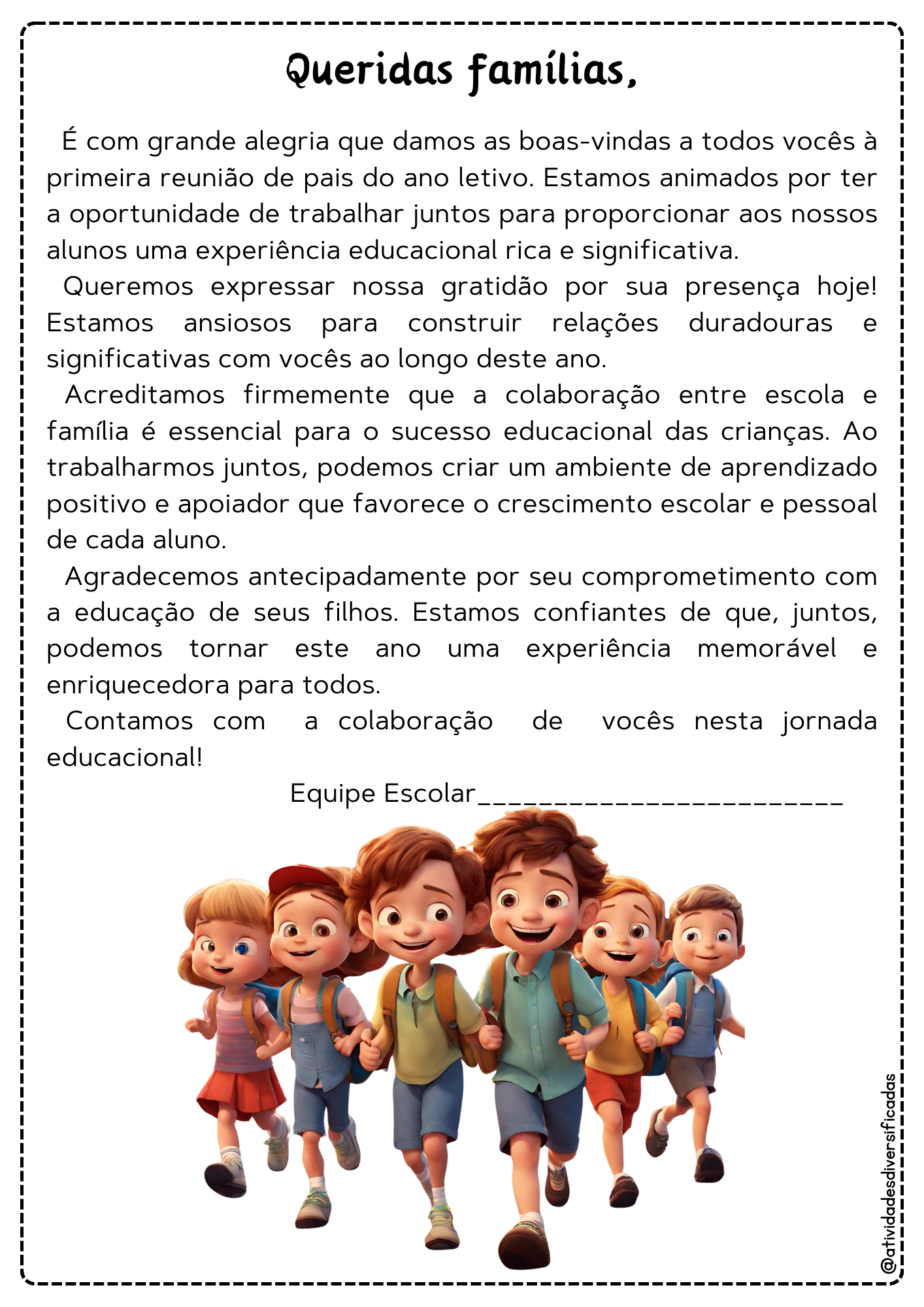 boas-vindas corporativas