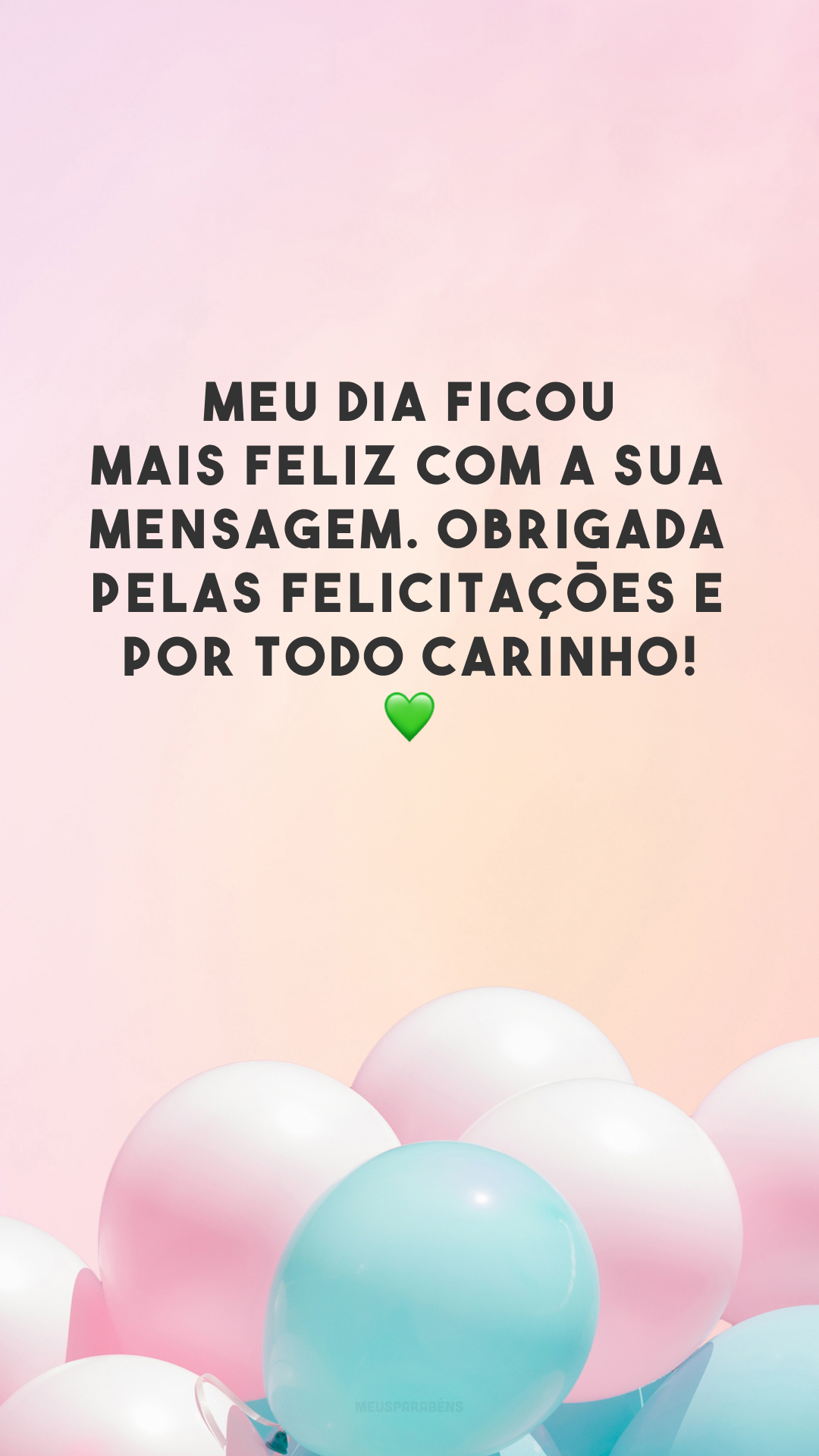 frases para agradecer parabéns recebidos