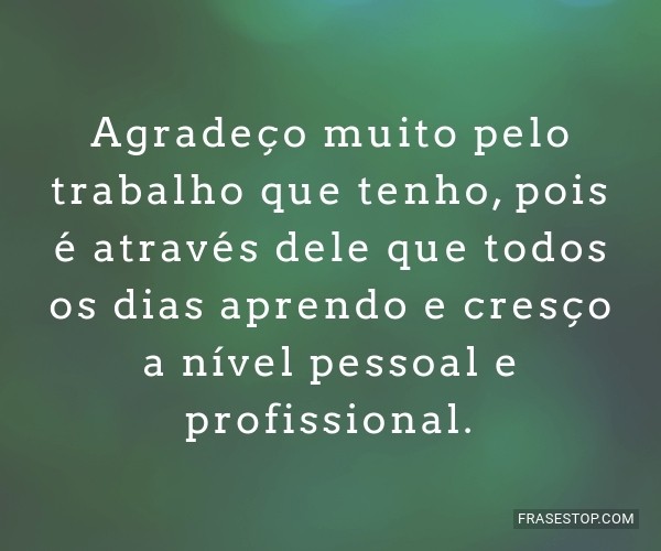 mensagem de obrigado para equipe