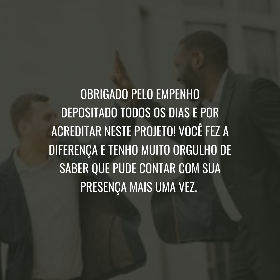 elogio a colega de trabalho