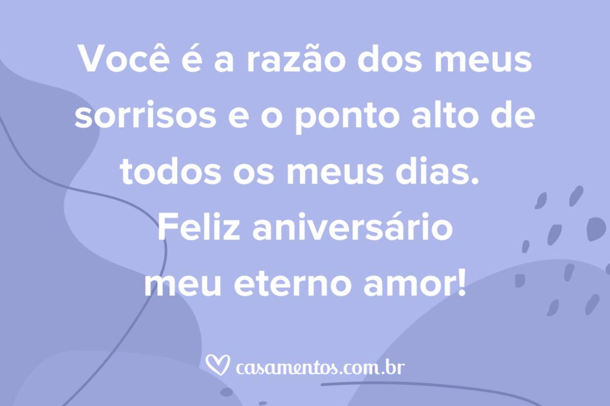 mensagens românticas de aniversário