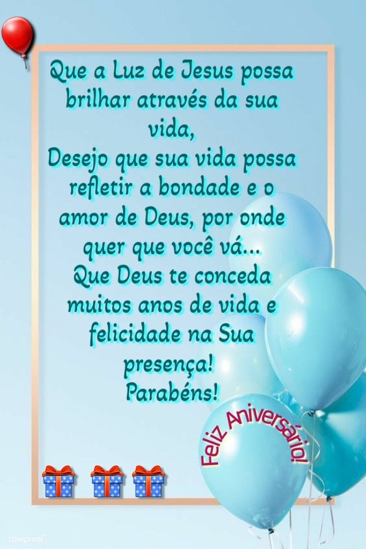 mensagem de aniversário cristã