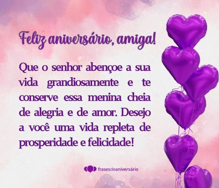 mensagem de aniversário para amiga de infância
