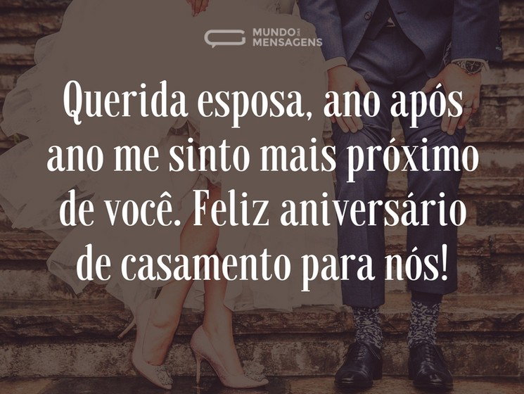 textos de amor para esposa aniversário de casamento