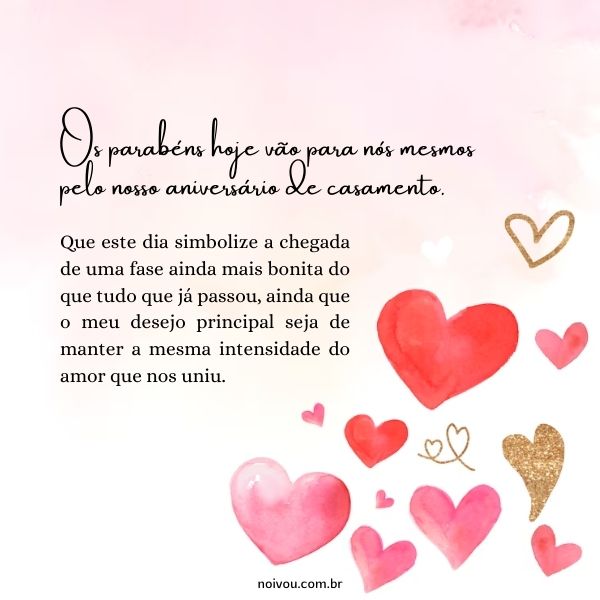 como escrever mensagem de aniversário de casamento