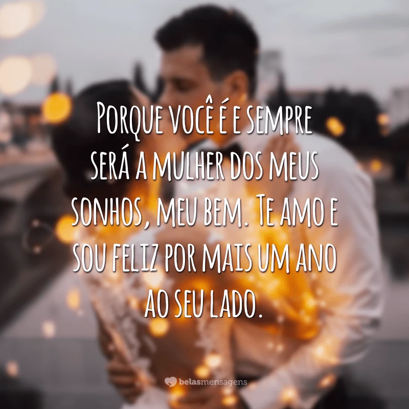 aniversário de casamento esposa palavras