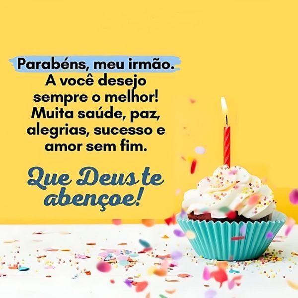 frases de aniversário para irmão