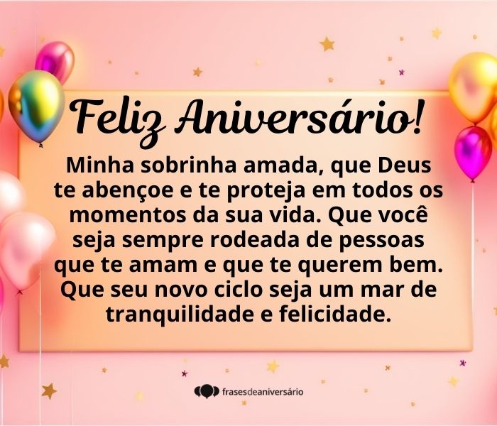 mensagens de tio para sobrinha