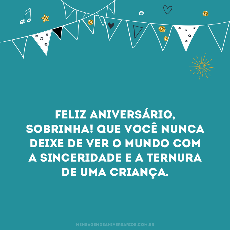 frases de aniversário para sobrinha querida