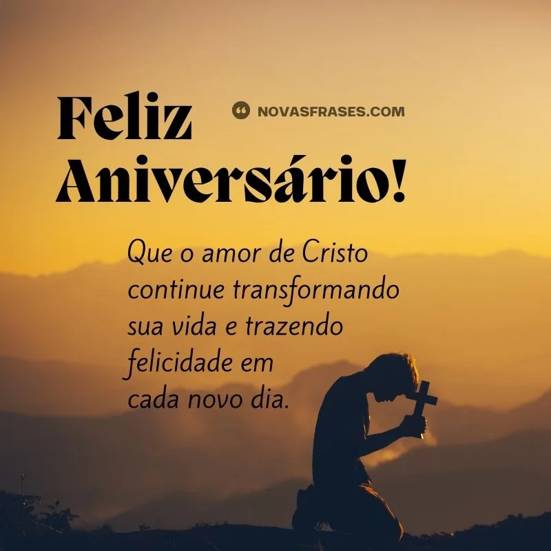 mensagem de aniversário para mulher de fé curta