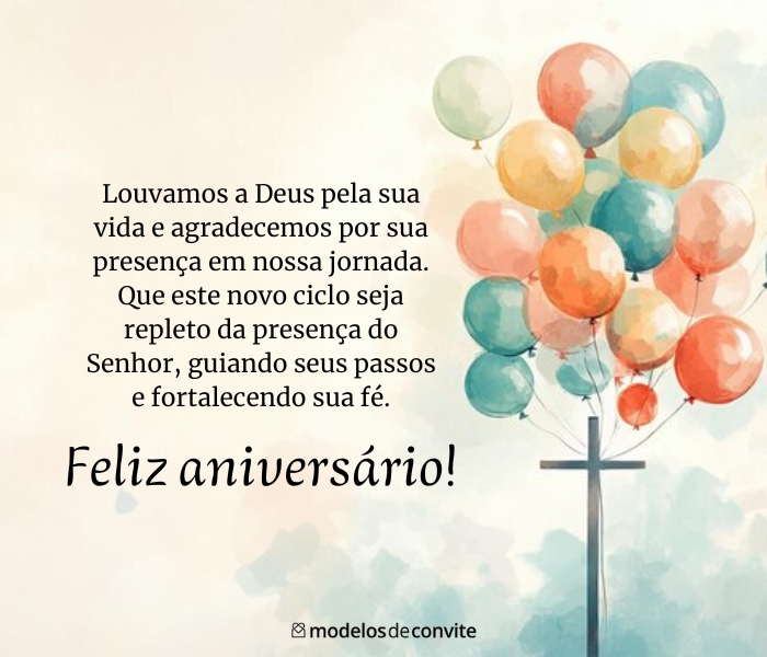 mensagens curtas de aniversário para cristã