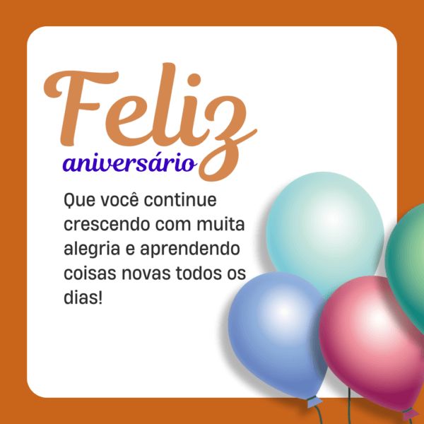 parabéns para criança