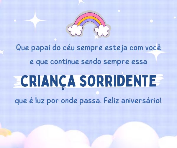 cartão de aniversário infantil